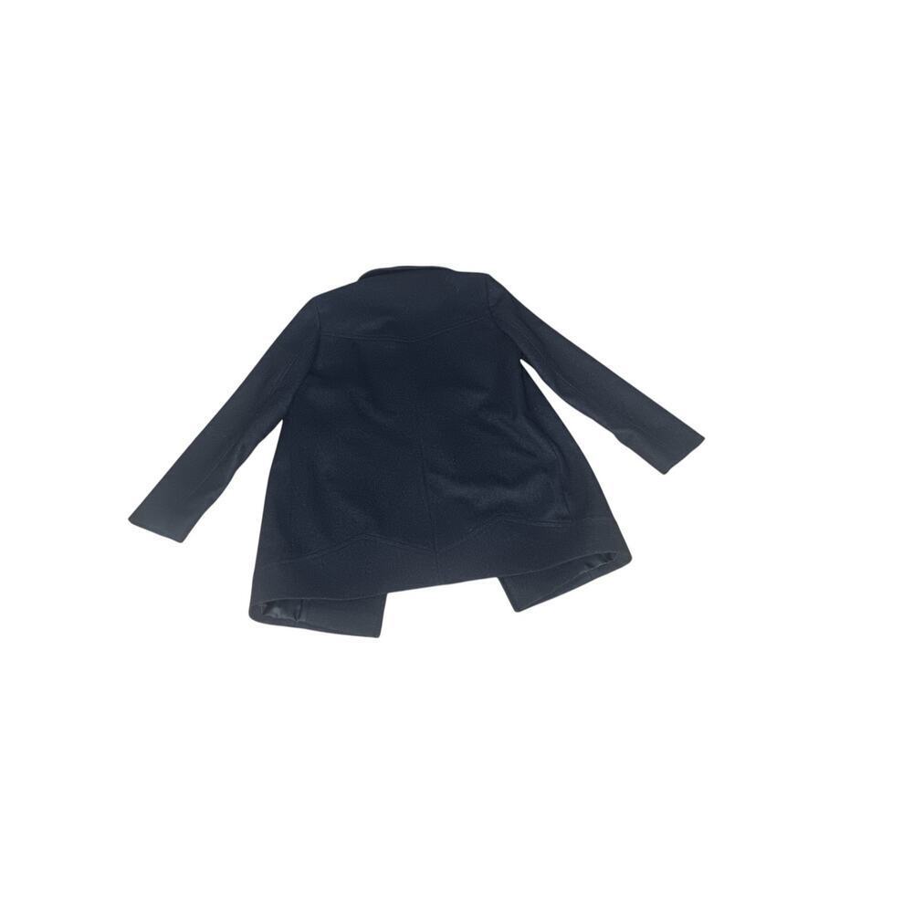 Marc New York Andrew Marc Peacoat Wool Blend Black Size 6 Double Breasted Lined - Picture 3 of 16